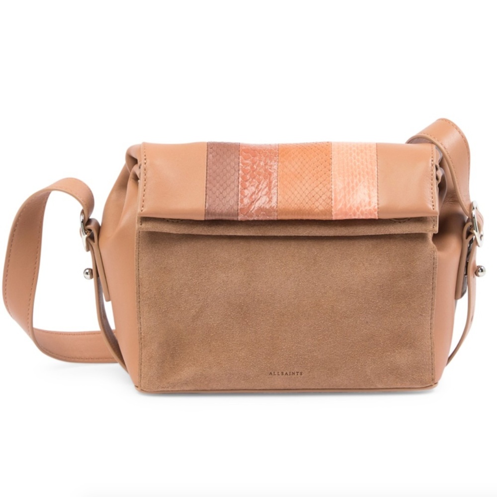 ALLSAINTS Casey Genuine Snakeskin Crossbody Bag - Picture 4 of 8